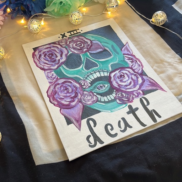 Tarot Card Death Painting - Picture 3 of 9